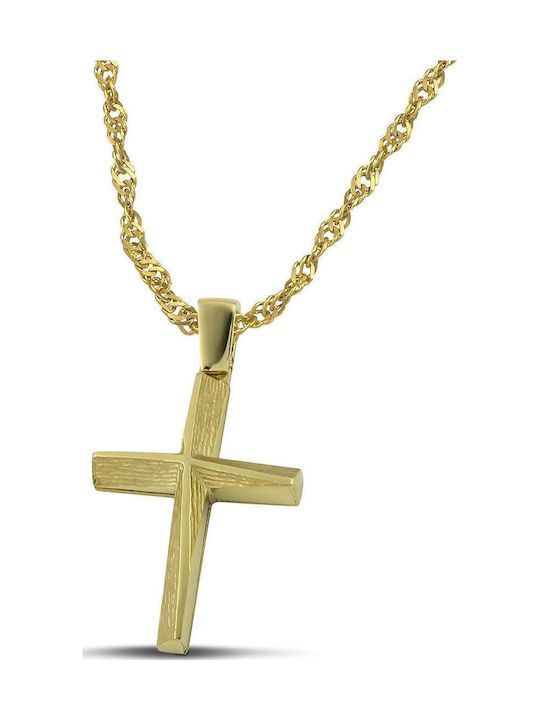 Themelidis Jewels Men's Gold Cross 14K
