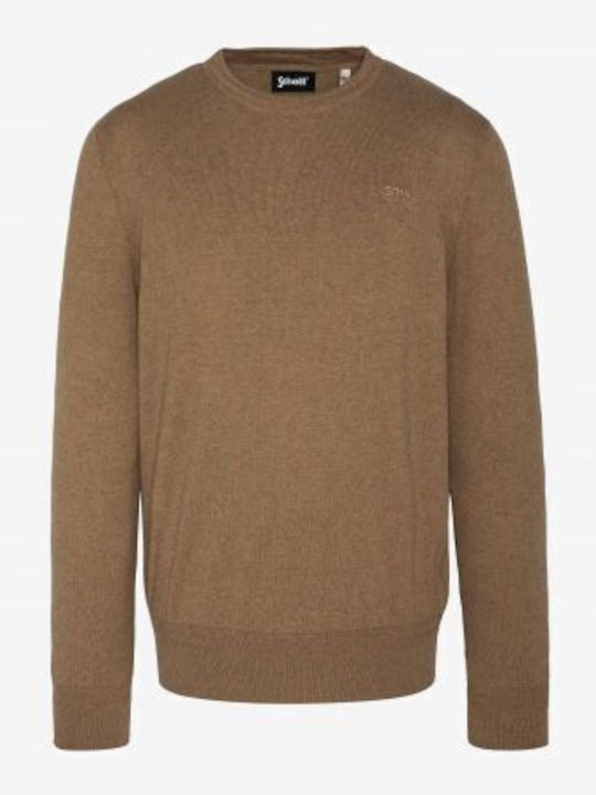 Schott Herren Shirt Camel