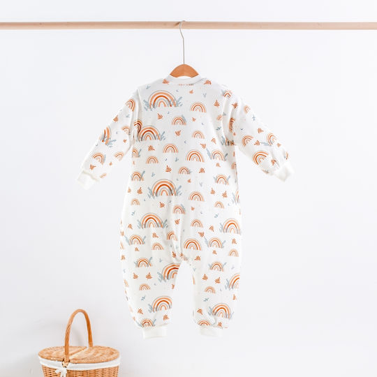 abo Χειμερινός Υπνόσακος με Πόδια Classic 2.5 tog Rainbow & Leaves με Αποσπώμενα Μανίκια