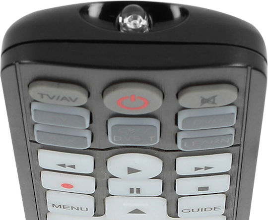 Linq Universal Tv Satellite Audio Dvd Player Remote Control Range 10m Black