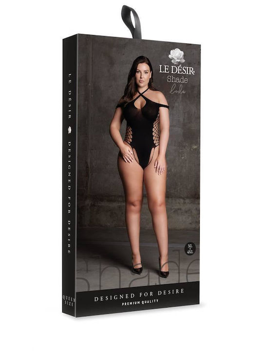 Body Sexy cu Decolteu Încrucișat & Bretele Căzute Leda