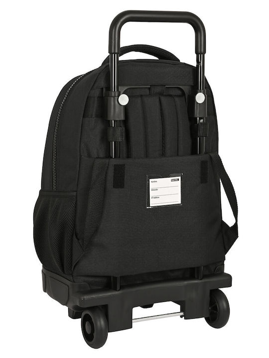 Schulranzen mit Rollen Safta Stone Schwarz 33 x 45 x 22 cm