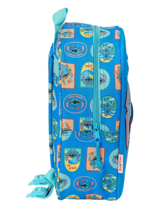 School Bag Lilo & Stitch Blue 22 X 27 X 10 Cm 3D