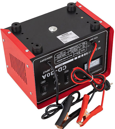 Auto Gs CD-30A Φορτιστής Μπαταρίας Αυτοκινήτου 12/24V 30Α