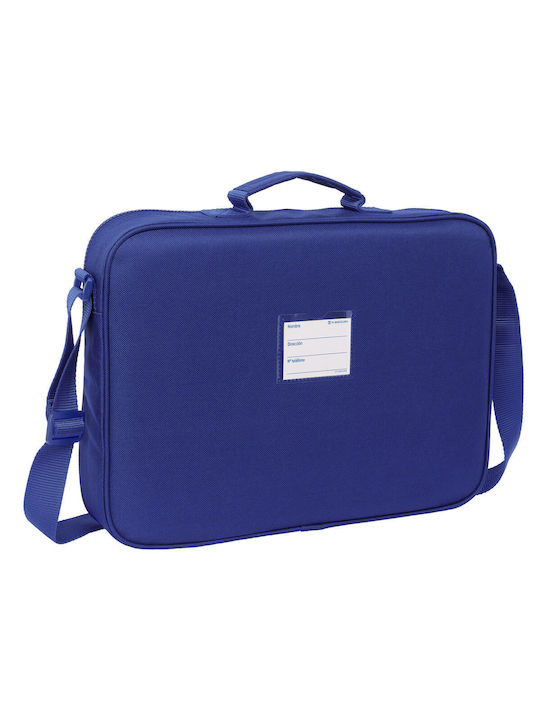 Ghiozdan Scoala F.c Barcelona 24/25 Burgundy Albastru Naval 38 X 28 X 6 Cm Portofel