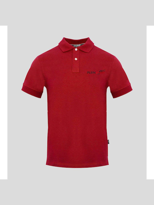 Plein Sport Herren Kurzarmshirt Polo Rot