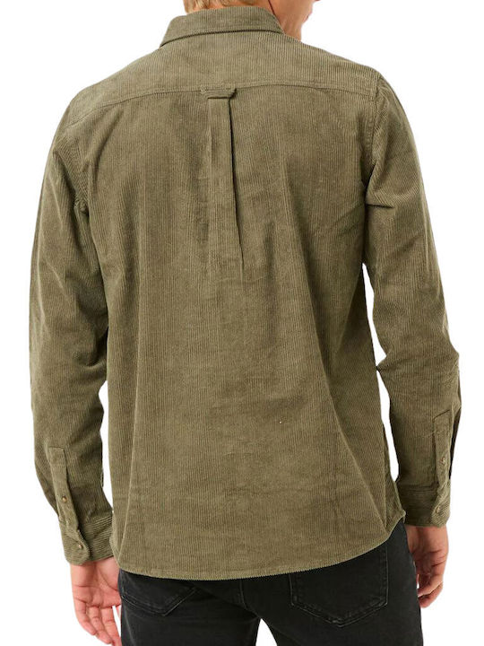 Rip Curl Men's Shirt Long Sleeve Corduroy Dusty Olive