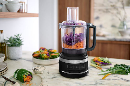 Kitchenaid Multifunktions-Food-Prozessor 240W mit Behälter 2.1Es und Blender-Kanne Schwarz