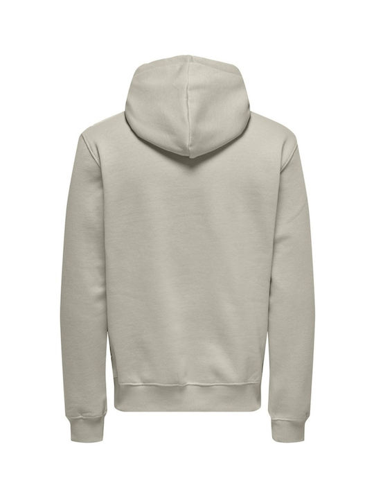 Only & Sons Men's Sweatshirt with Hood and Pockets ASPRO