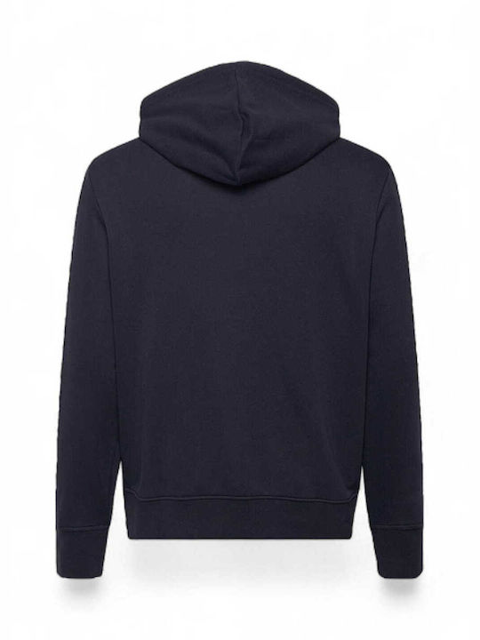 Gant Men's Sweatshirt with Hood and Pockets Blue