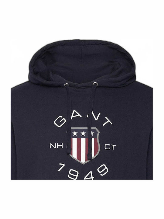 Sweatshirt with Hood Blue