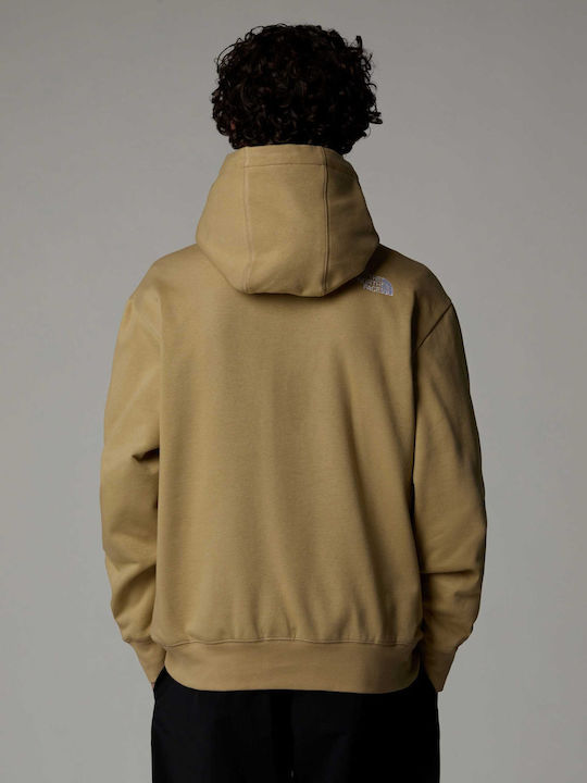 The North Face Men's Sweatshirt with Hood Khaki Stone