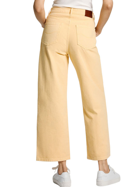 Pepe Jeans Γυναικείο Jean Παντελόνι σε Ίσια Γραμμή Light Yellow