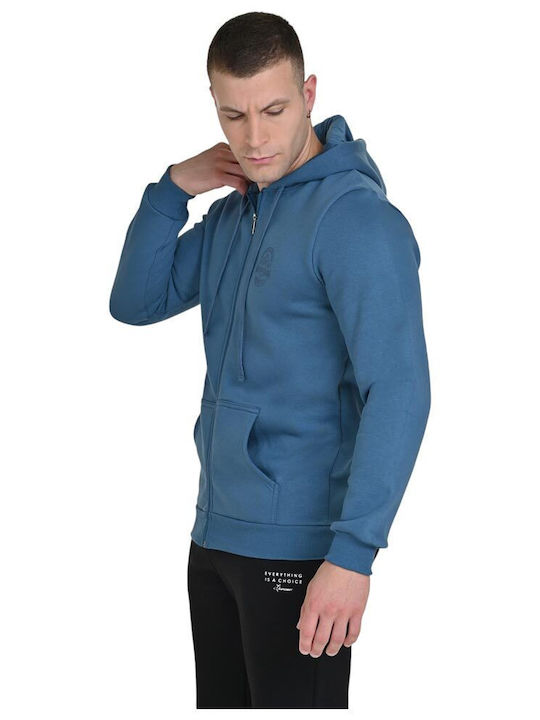 Target Men's Sweatshirt Jacket with Hood Blue