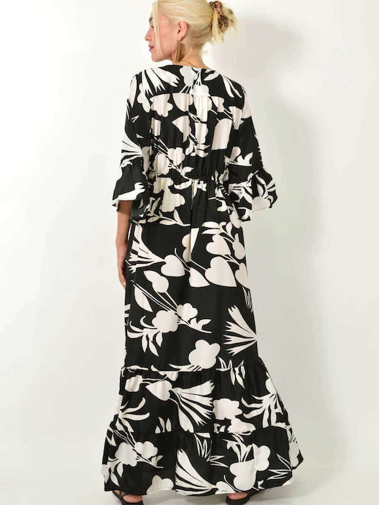 Potre Summer Maxi Dress Black