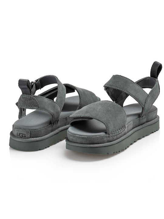 Ugg Australia Women's Flat Sandals in Gray Color