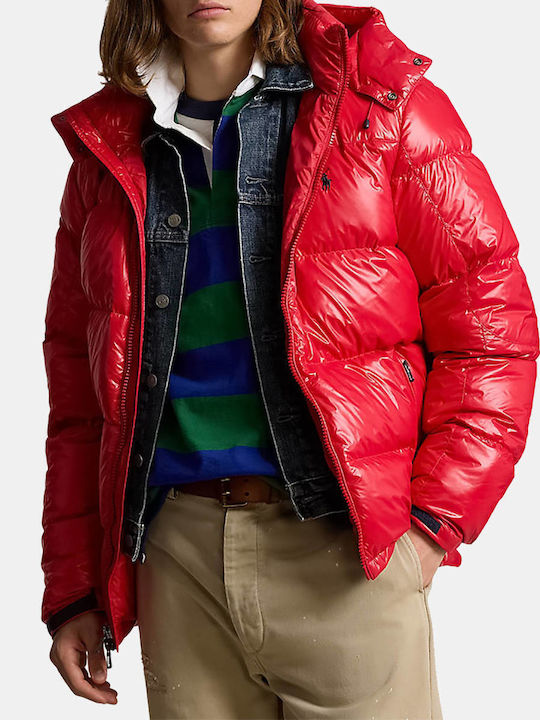 Ralph Lauren Men's Puffer Jacket Red