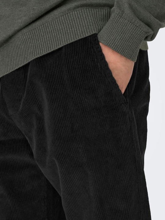 Only & Sons Pantaloni pentru bărbați Black