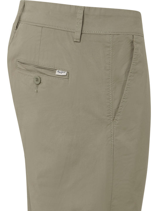 Trousers Chino in Slim Fit Palm Green