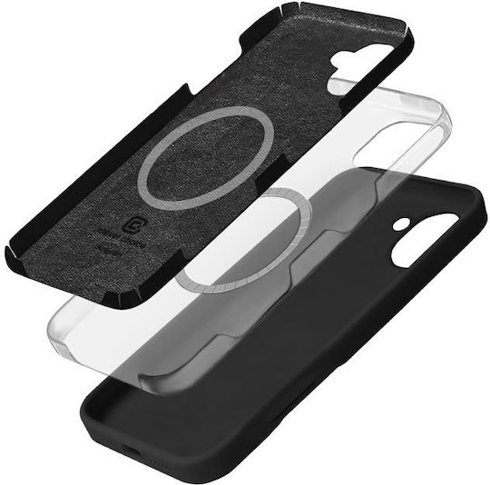 Crong Color Cover Magnetic iPhone 16 Magsafe Carcasă Neagră