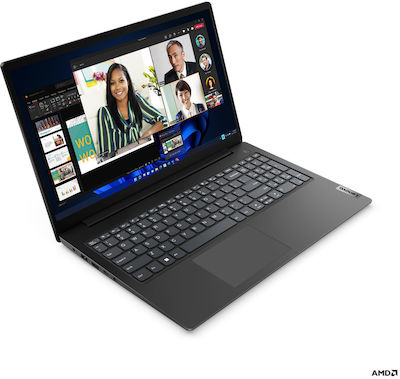 Lenovo V15 G4 AMN 15.6" FHD (Ryzen 3-7320U/8GB/512GB SSD/W11 Home) Negru de afaceri (Tastatură ES)