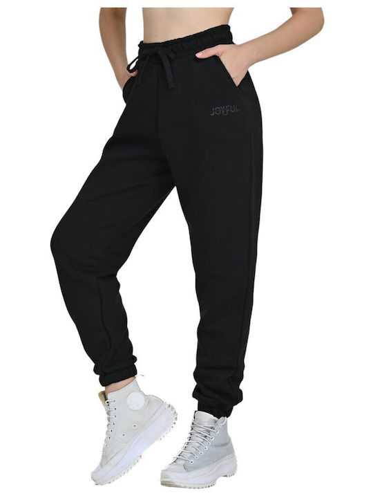 Παντελόνι Φόρμας Fleece Μαύρο