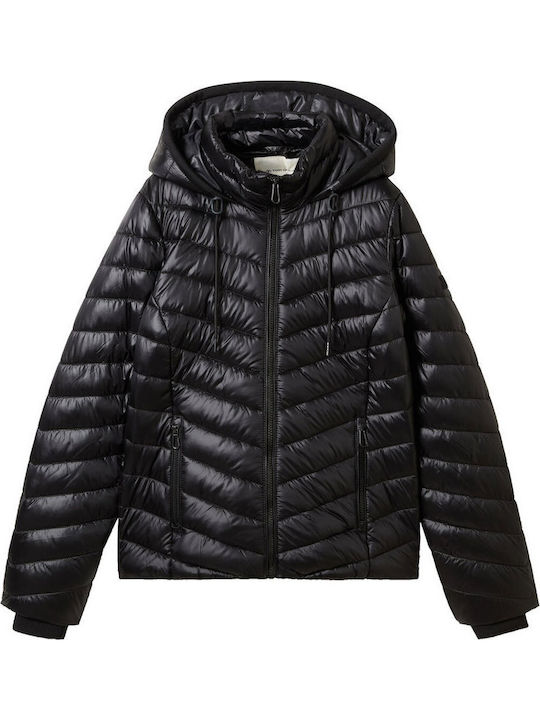 Scurtă Jachetă de femei Puffer Deep Black