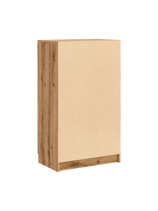 Wooden Shoe Organizer Beige 59x35x100.5cm