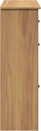 Holz Schuhschrank aus Massivholz 80x35x105cm