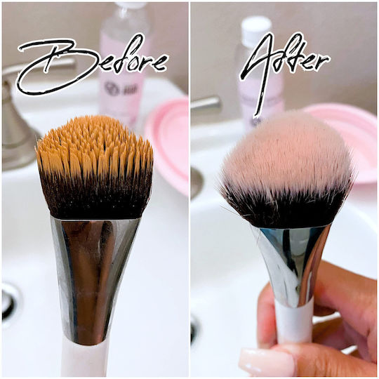 Makeup Brush Cleaning Container