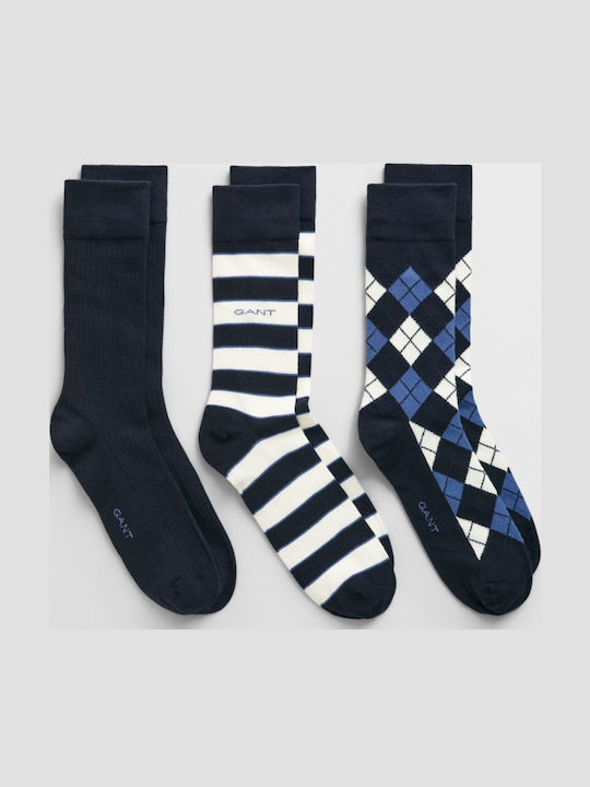 Gant Ανδρικές Κάλτσες με Σχέδια 3Pack Gant Ανδρικές Κάλτσες με Σχέδια 3Pack