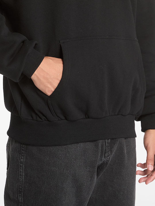 Signature Sweatshirt with Hood Black