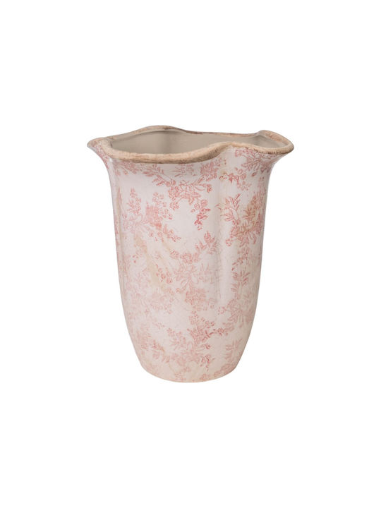 Romimex Decorative Vase Beige 20x20x24cm