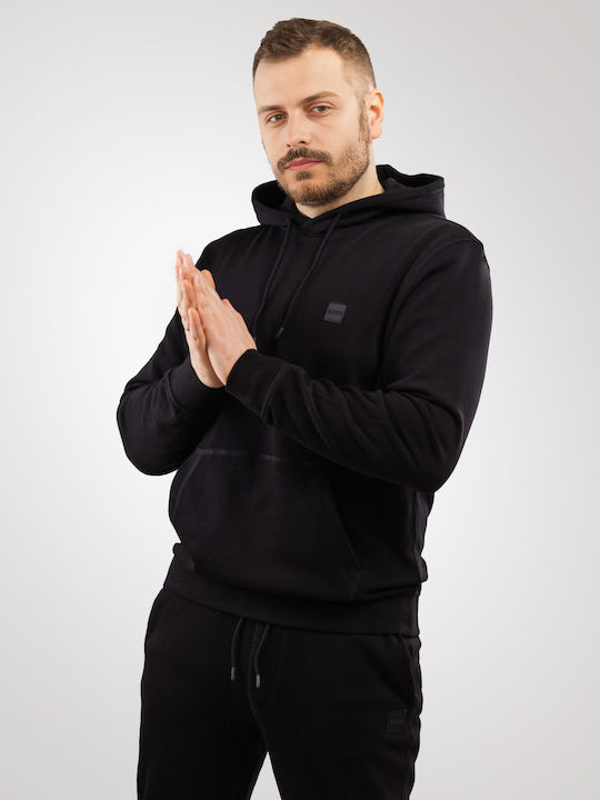 Wetalk Hanorac cu Glugă Negru