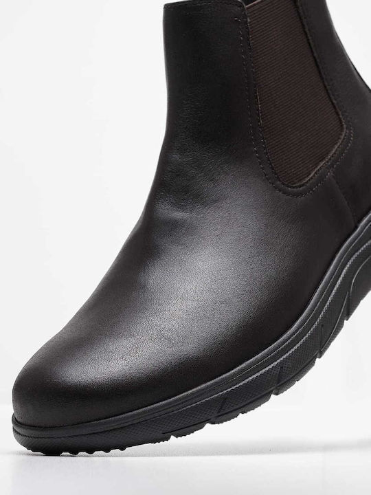 U.portello.a Leather Chelsea Brown Men's Boots