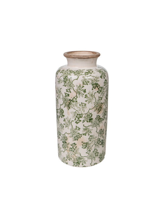 Romimex Decorative Vase Green 15x15x32cm