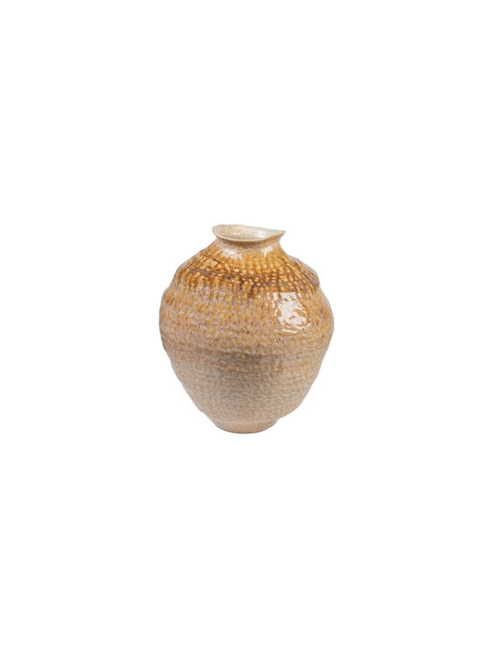 Romimex Decorative Vase Beige 34x31x39cm