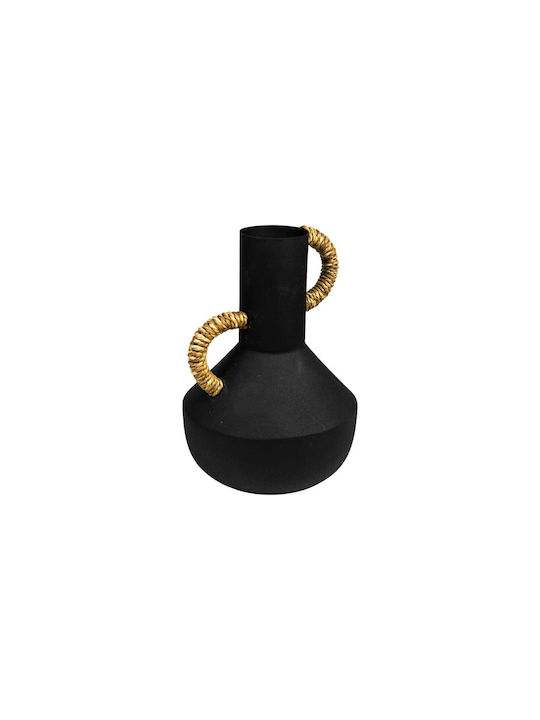 Romimex Decorative Vase Black 18x18x22cm