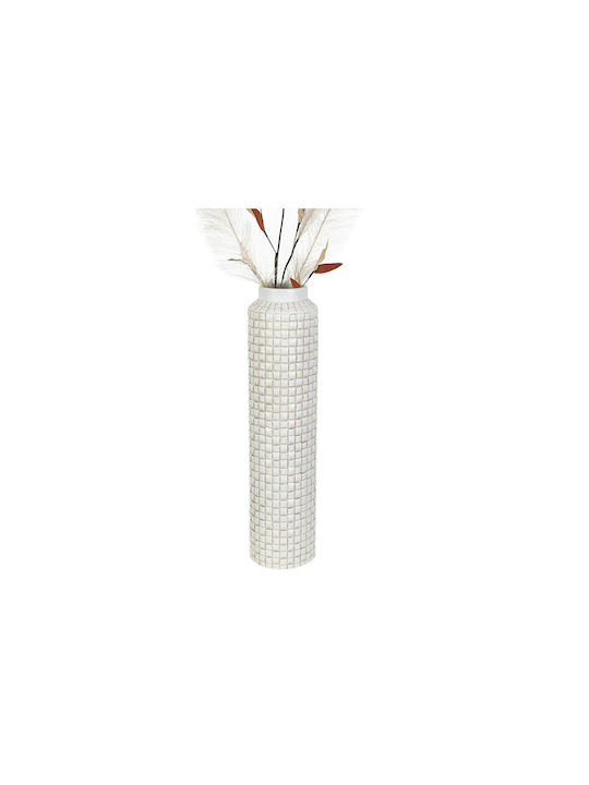 Romimex Decorative Vase Beige 16x16x64cm