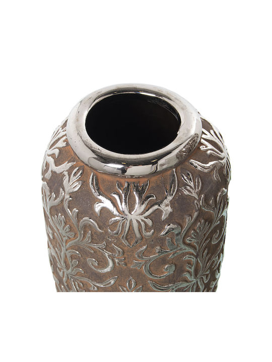 Alexandra House Living Decorative Vase Silver 14x28cm