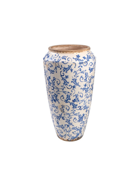 Romimex Decorative Vase Blue 21x21x37cm