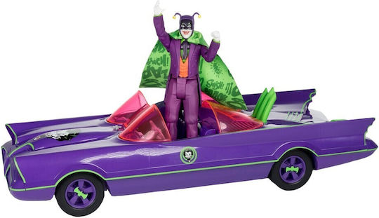 Dc Retro Action-Figur Fahrzeug Batman 66 Batmobil Joker Gold Label