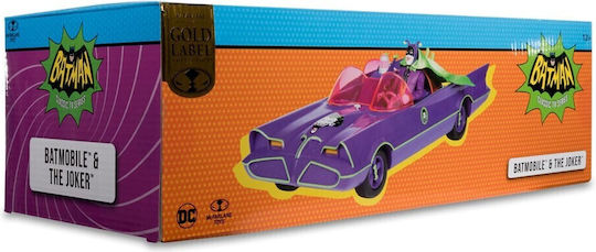Dc Retro Action-Figur Fahrzeug Batman 66 Batmobil Joker Gold Label