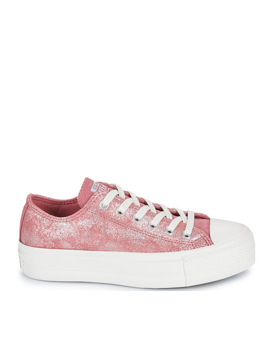 Lift Damen Flatforms Sneakers Rosa