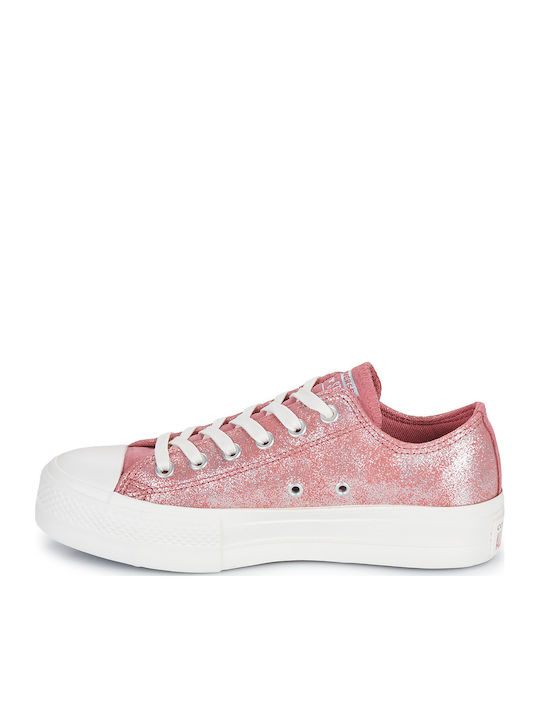 Lift Damen Flatforms Sneakers Rosa
