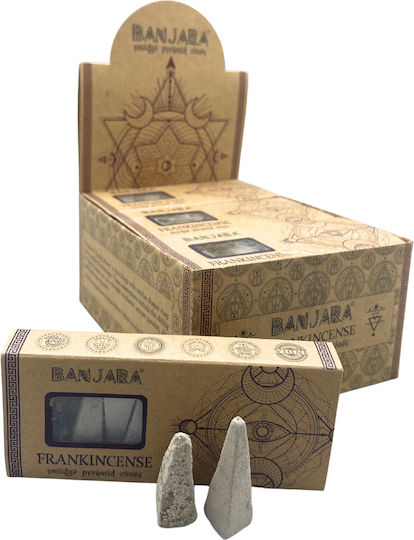 Banjara Pyramid Incense Cones Natural Frankincense 10pcs