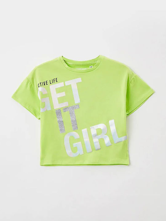 Original Marines Kids T-shirt Lime