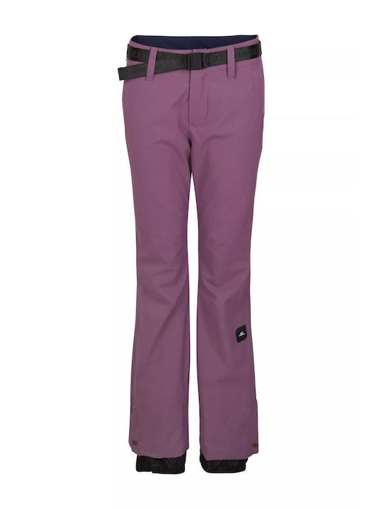 O'neill 1P8017-4554 Women's Trousers for Ski & Snowboard Purple