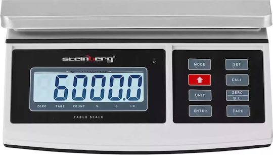 Пощенска везна с LCD дисплей 21 x 27 см 6 кг 0.2 г