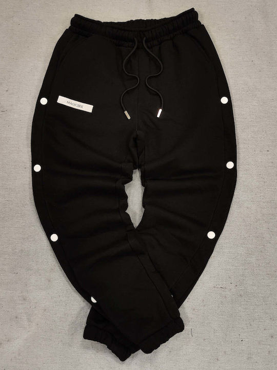 Pantaloni de trening fără Elastic Negru
